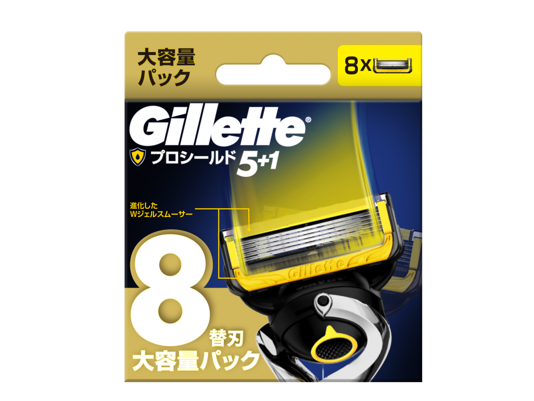 【吉列Gillette】鋒護Proshield潤滑系列剃鬚/刮鬍刀8刀頭